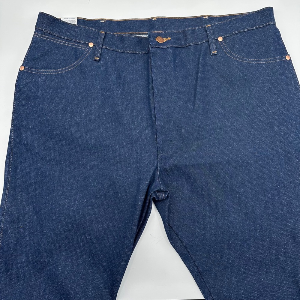 Wrangler Cowboy Cut Original Fit Jeans 13MWZ Rigid Indigo 42x30 Mens Denim NWT